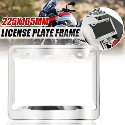 PROTECTION FRAMES PLATES REJESTRACYJNEJ SILVERMOTORCYCLE PROTECTION PLATES REJEST  