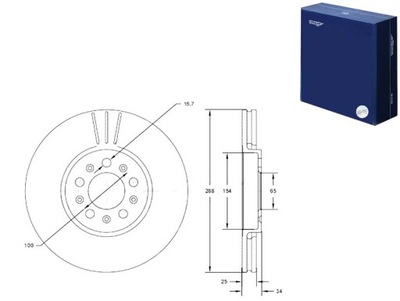 ДИСКИ ТОРМОЗНЫЕ ТОРМОЗНЫЕ 2 ШТУКИ. VW GOLF IV 97-03 1.8T TOMEX BRAKES