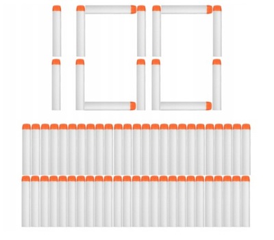 Strzałki do wyrzutni kompatybilne z NERF fluorescencyjne 10sztuk