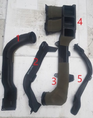 Впуск канал тунель повітря консолі toyota rav 4 фото №1