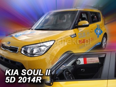 DEFLECTORES HEKO KIA SOUL II 5D DE 2014 2 PIEZAS  