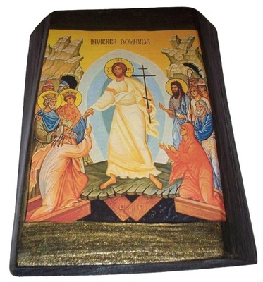 Ikona Zmartwychwstanie wskrzeszenie zmarłych resurrectio mortuorum