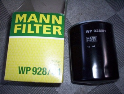 MANN-FILTER WP 928/81 FILTRO ACEITES  