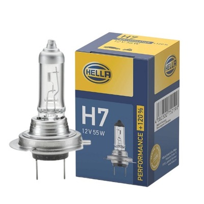 LUZ H7 HELLA 55W 8GH 223 498-031 PERFOMANCE 120%  