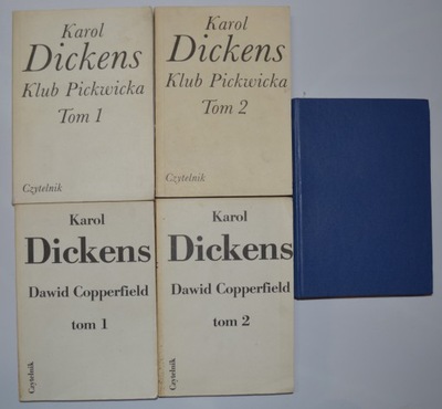Dickens Klub Pickwicka Dawid Copperfield x5