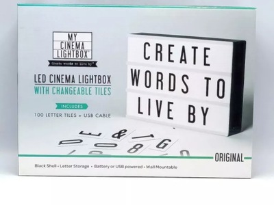 TABLICA PODŚWIETLANA LED Z LITERAMI