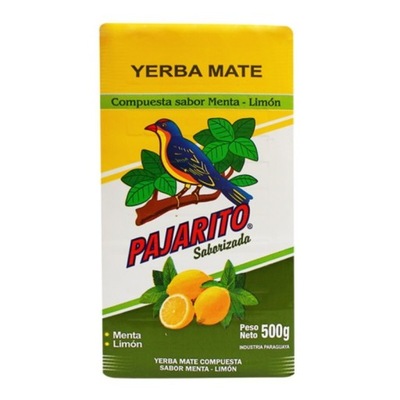 Yerba Mate Pajarito Menta Limon 500g cytrynowa