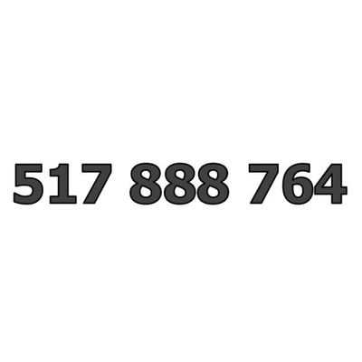 517 888 764 Starter Orange ZŁOTY ŁATWY PROSTY NUMER Karta SIM Prepaid GSM