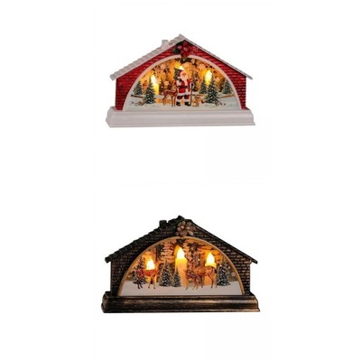 2 sztuki Świece świąteczne Świeca Tealight Dekoracja domu na Boże Narodzenie