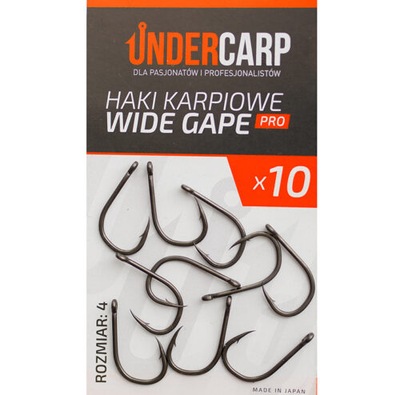 Haki Karpiowe Undercarp Wide Gape Pro roz.4 UC459