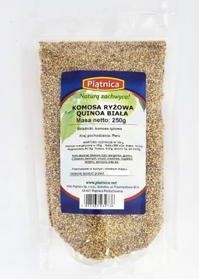 Quinoa Komosa Ryżowa Biała 250g PIĄTNICA