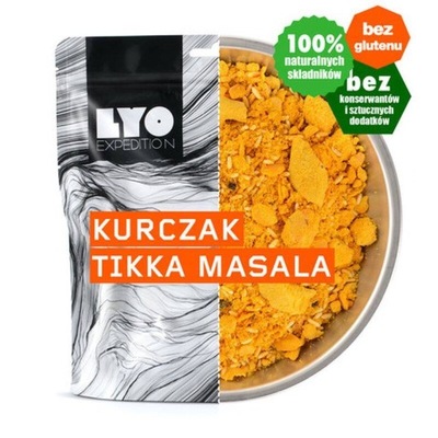 LYOfood Kurczak Tikka Masala z ryżem 95 g | 370 g