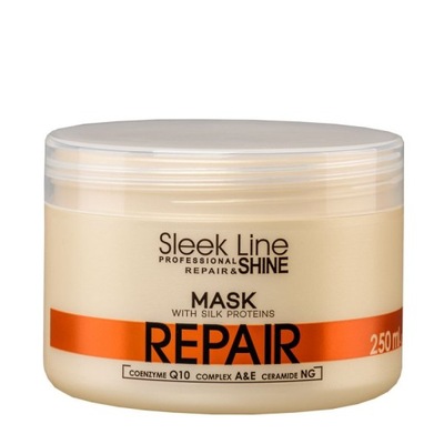 Stapiz Sleek Line Repair Mask maska z jedwabiem do włosów zniszczonych
