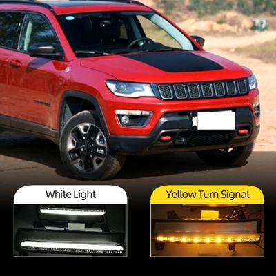 JEEP COMPASS 2017 2018 2019 2020 ДХВ WŁĄCZ СИГНАЛ ŚWIETLNY STYL ВІДБОРУ ФОНАРІ PRZECIWMGIELNEJ