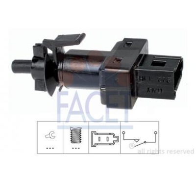 Facet выключатель света стоп eps 1.810.222 mercedes фото №1