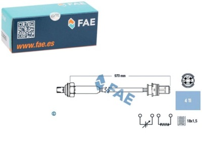 Fae датчик лямбда-зонд bmw 3 316 1 e36 фото №1