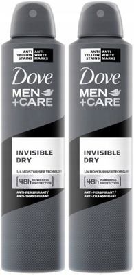 Dove Men Care Invisible Dry dezodoran spray ZESTAW