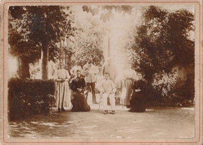 Dziedzic i żałobnice - ok. 1915