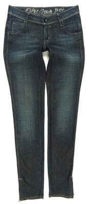 ESPRIT spodnie jeansy rurki SKINNY 36