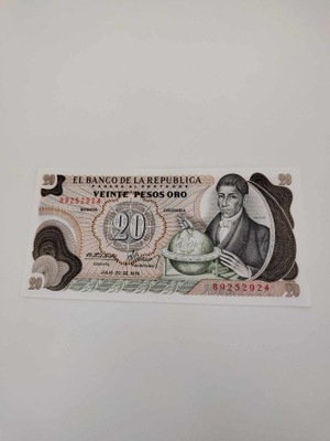 Kolumbia - 20 Pesos - 1975 - UNC