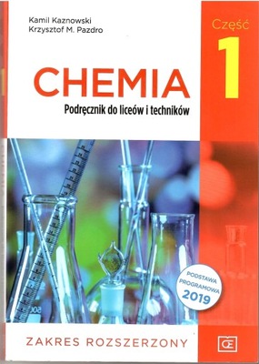 Chemia 1 podręcznik zakres rozszerzony Pazdro