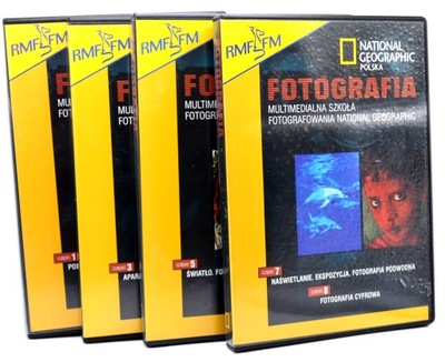 National Geographic Fotografia kurs 4 płyty