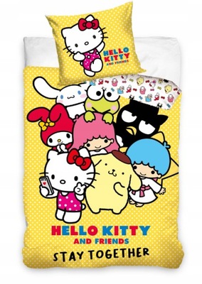 POSCIEL HELLO KITTY KOT KOTEK 140X200