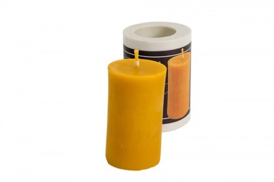 FORMA SILIKONOWA do świec ŚWIECA OKRĄGŁA MAŁA