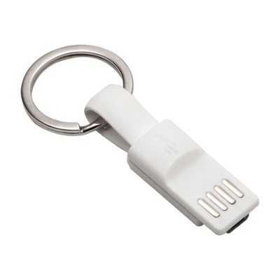 Brelok USB Hook Up, biały R50176.06