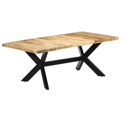 Stół jadalniany, 200x100x75 cm, lite drewno mang