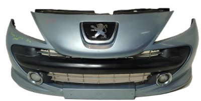 Бампер передній перед peugeot 207 06-12 фото №1
