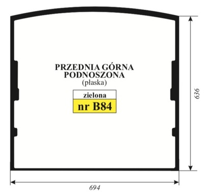 szyba JCB przednia 334/G9149, 827/80313, 332/F3070