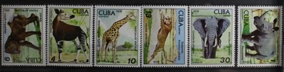 Kuba fauna ssaki pełna seria 1978 rok M czyste