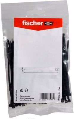FISCHER STRAP KABLOWA BLACK 4.8X430 MM 100 SZT. 00069370  