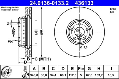 ДИСК ТОРМОЗНОЙ BMW 7 G11,G12 15- LP