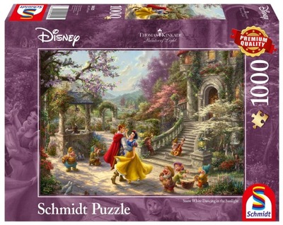 PQ Puzzle 1000 KINKADE Królewna Śnieżka i siedmiu