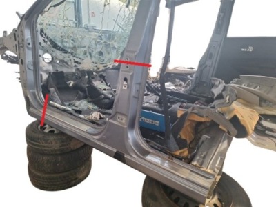 Qashqai j10 +2 lift 10-14 порог блок двигателя левый kaq фото №1