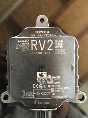 МОДУЛЬ РАДАР СЕНСОР TOYOTA RAV IV 19- 230100-3230