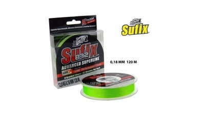 PLECIONKA SUFIX 832 ADVANCED 120m 0,18mm SUPERLINE