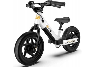 Rowerek biegowy Rower elektryczny Ybike dla dzieci 12 koło 24v 100w biały