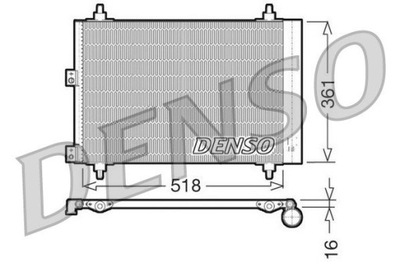 RADIATOR AIR CONDITIONER CITROEN PEUGEOT  