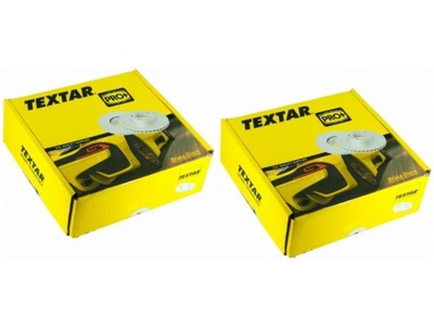 2× TEXTAR 92283605 DISC BRAKE - milautoparts-fr.ukrlive.com