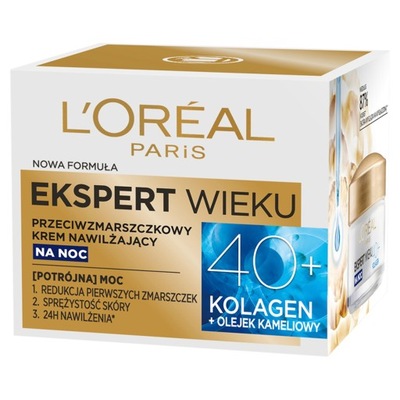 LOREAL EKSPERT WIEKU KREM PRZECIWZMARSZCZKOWY 40+