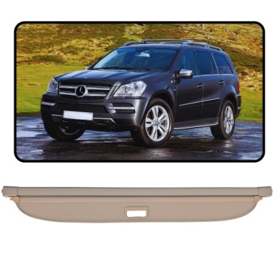 Шторка багажника задня mercedes gl x164 2006-2012 nowa бежева фото №1