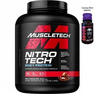 MuscleTech Nitro Tech Whey 1810g Proteín USA