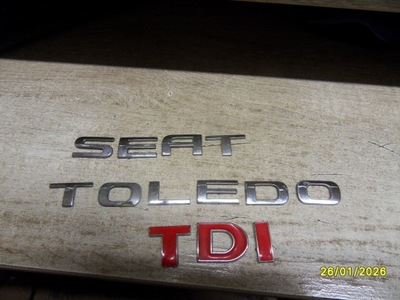 Надпис na кришка багажника seat toledo tdi фото №1