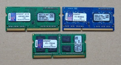 Pamięć RAM DDR3 Kingston PC3-12800S 4 GB