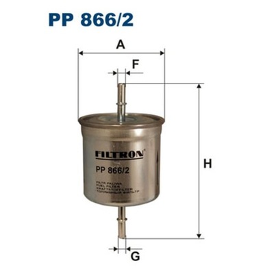 FILTRO COMBUSTIBLES FILTRON PP 866/2  