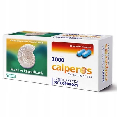 CALPEROS 1000 mg węglan wapnia osteoporoza 30 kaps