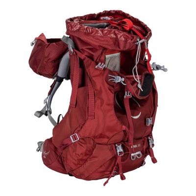 Plecak trekkingowy Osprey 55 l czerwony XS-S